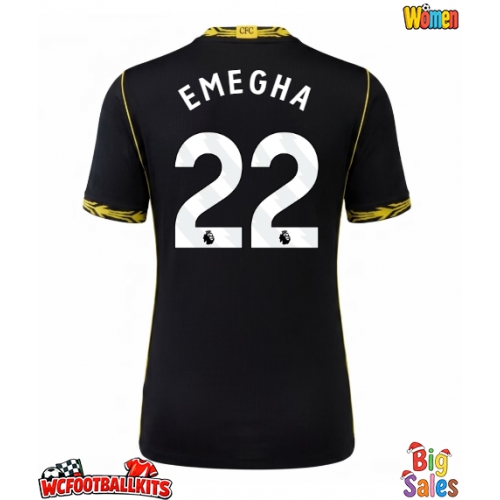 Chelsea Emmanuel Emegha #22 Replica Away Stadium Shirt for Women 2026-27 Short Sleeve